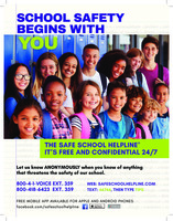 School Safety Begins With YOU!