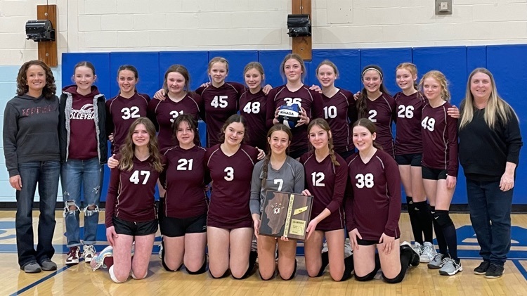 2023 8th Grade Volleyball Sectional Champions
